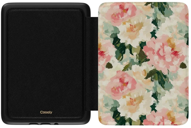 Alt view image 2 of 5 - Casely 7" Kindle Case ^^ The Garden Room ^^ Painted Petals ^^ Compatible with 7 Kindle Colorsoft and 7 Kindle Paperwhite (12th Gen)