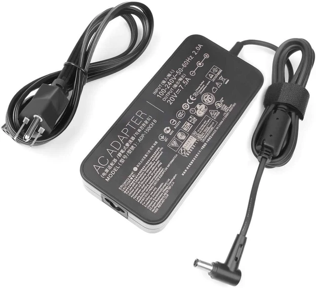 Main image of New 150w 20V 7.5A Charger ADP-150CH B A18-150P1A Compatible for Asus Rog G531GT G731GT FX505GT FX705GT FX505DD FX505DT FX505DU FX705DD FX705DT FX705DU with Power Cord.
