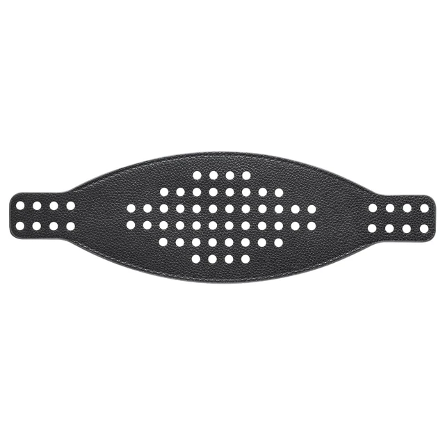 Alt view image 5 of 5 - AHG Accessory House Global Wide Perforated Maxwell 2 Headband Strap. Compatible with Audeze Maxwell 2 Headphones (Black). Premium Cowhide Leather ^^ Handcrafted ^^ Stitched