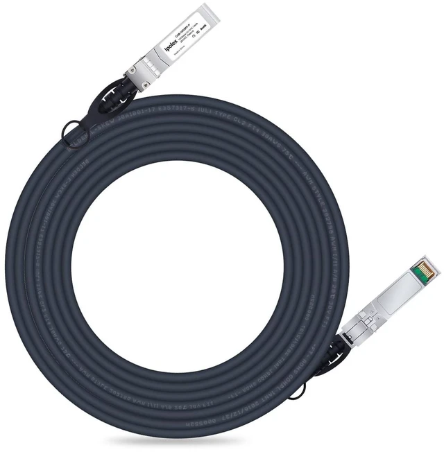 Main image of ipolex 10G SFP+ Twinax Cable, Direct Attach Copper(DAC) Passive Cable, 7m (22.97ft), for Cisco SFP-H10GB-CU7M, Meraki, Ubiquiti, Mikrotik, Intel, Fortinet, Netgear, D-Link, Supermicro