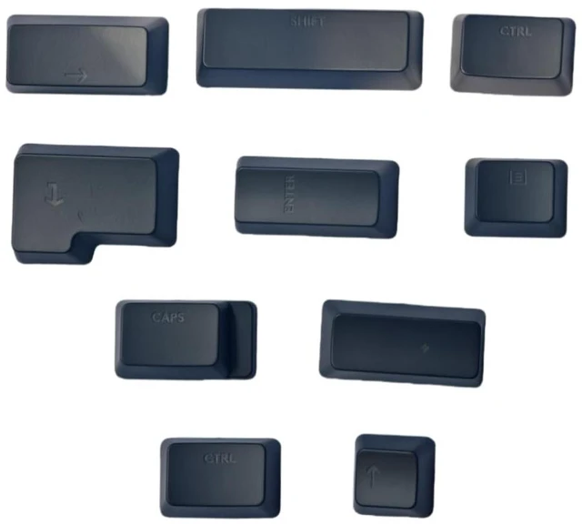 Alt view image 5 of 5 - Full Set of Keyboard 104 Keycaps Replacement for Logitech G512 G513 RGB Gaming Mechanical Keyboard Black