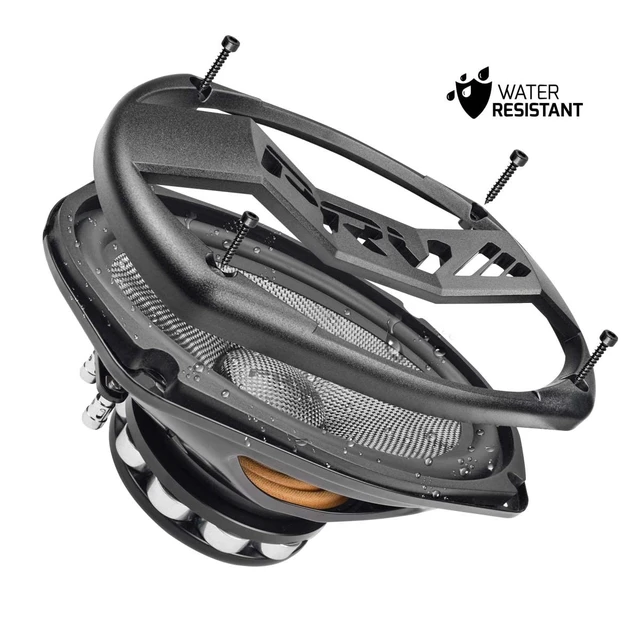 Alt view image 4 of 5 - PRV AUDIO Carbon Fiber 6x9 Midrange Speaker 500 Watts 4 Ohm Neodymium 69MR500CF-NDY-4 Water Resistant Pro Audio Loudspeaker for Boat UTV 4-Wheeler Motorcycle (2 Speakers)