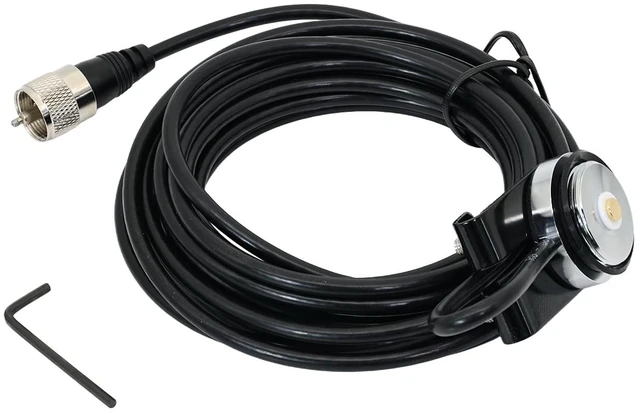 Main image of YiNiTone N-2 Mobile Car Radio Antenna Extension Coaxial Cable Bracket