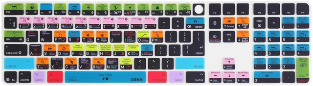 Main image of XSKN FL Studio Shortcut Keyboard Cover for iMac M4 Magic Keyboard with Touch ID and Numeric Keypad A3119