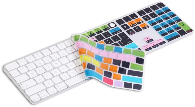 Alt view image 2 of 5 - XSKN FL Studio Shortcut Keyboard Cover for iMac M4 Magic Keyboard with Touch ID and Numeric Keypad A3119