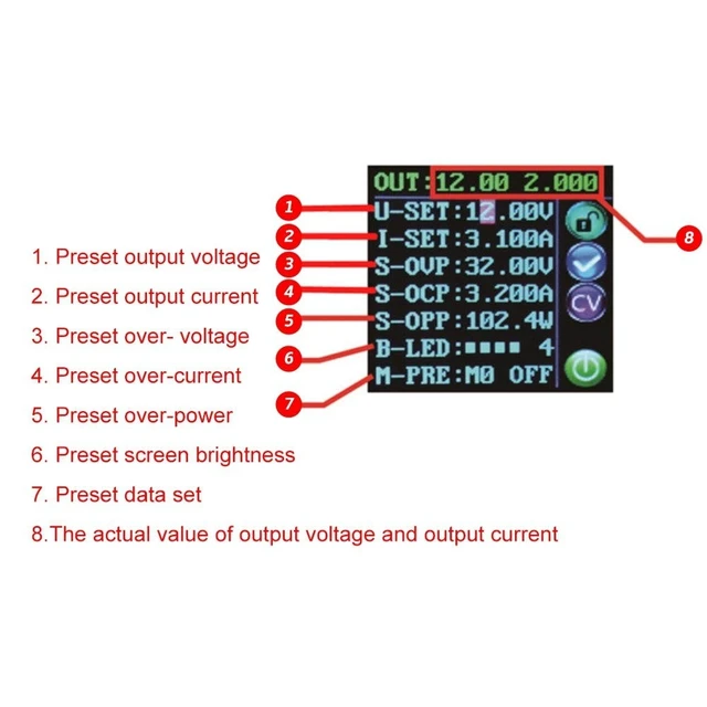 Alt view image 5 of 5 - Digital Power Module Control DPS3005,DPS3005 DPS5005 Communication Version Power Step-Down Voltage Converter + Board (DPS3005-USB-BT)