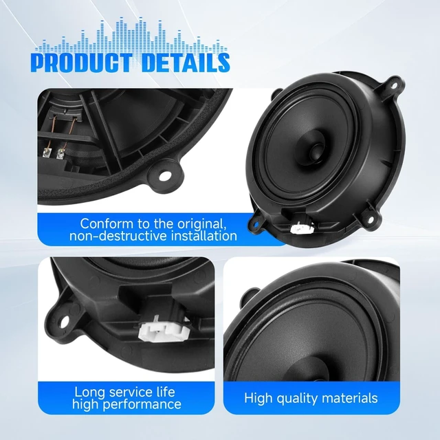 Alt view image 3 of 5 - HIPADA BHN9-66-960 Front Door Speaker Compatible with Mazda 6 CX-5 2013 2014 2015 2016 for Mazda 3 2014 2015 2016 2017 2018, Replace KF01-66-960