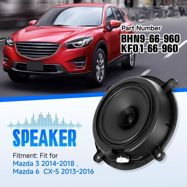 Alt view image 2 of 5 - HIPADA BHN9-66-960 Front Door Speaker Compatible with Mazda 6 CX-5 2013 2014 2015 2016 for Mazda 3 2014 2015 2016 2017 2018, Replace KF01-66-960