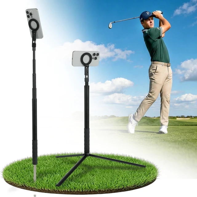Main image of Golf Tripod for Swing Recording & Analysis, 59" Extra-Height