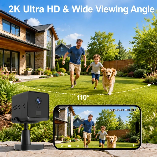 Alt view image 2 of 5 - Inetzora 4G LTE Cellular Security Hidden Camera: Mini Camera No WiFi Needed