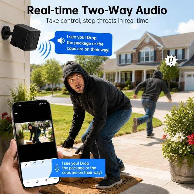 Alt view image 4 of 5 - Inetzora 4G LTE Cellular Security Hidden Camera: Mini Camera No WiFi Needed