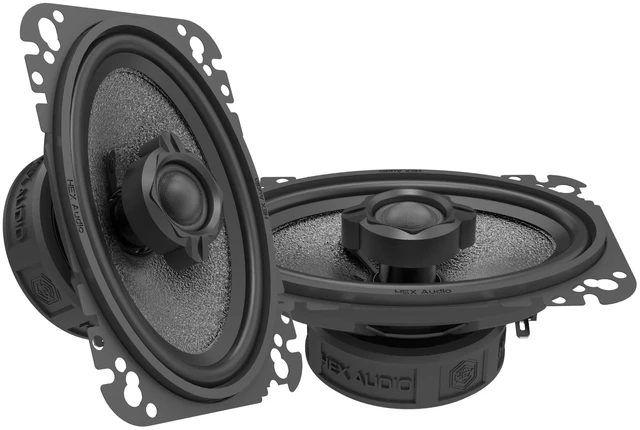 Main image of HEX Audio HEX-CS46 4x6 150 Watt Coaxial Car Speakers Pair