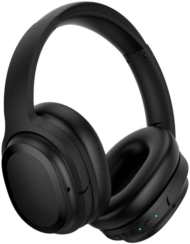 Main image of zenalla Hybrid Active Noise Cancelling Headphones, Wireless Over Ear Bluetooth Headphones, Hi-Fi Audio, Deep Bass, Comfort Fit Ear Cups, 30h Playtime for Home Office Travel, Black