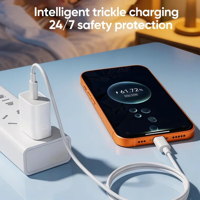 Alt view image 3 of 5 - USB-C to USB-C Cable 6FT 20-Pack, USBC Cable Fast Charging & Data & Carplay