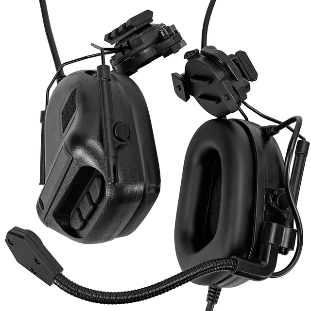 Alt view image 5 of 5 - HANSTRONG GEAR Tactical Headset Unlimited Power Intercom with Microphone