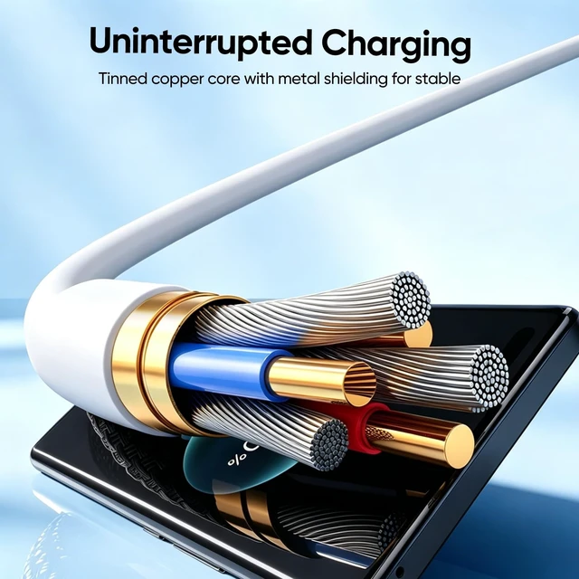 Alt view image 2 of 5 - USB-C to USB-C Cable 6FT 20-Pack, USBC Cable Fast Charging & Data & Carplay