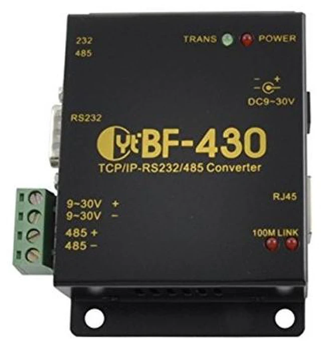 Main image of Industrial Serial RS232 Ethernet & RS485 Converter - BF-430