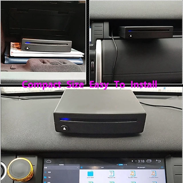 Alt view image 5 of 5 - Xglysmyc External USB Car Universal CD Player,Vehicle CD Player for Car via USB Radio Connection Portable CD Player for Car Android Navigation with USB Port-Plug and Play