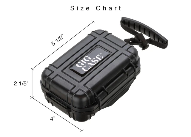 Alt view image 4 of 5 - in Ear Monitor Hard Case - IEM, in Ears, Headphones, Earphones, Earbuds. Suitable for KZ ZS10/ZS10 Pro/ZSN/ZST/ZEX/AS10/AS16/ZSN Pro X/YINYOO CCZ Melody Compact - Two Sizes - GIGCASE (Large)
