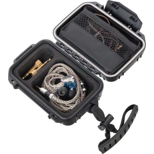 Alt view image 3 of 5 - in Ear Monitor Hard Case - IEM, in Ears, Headphones, Earphones, Earbuds. Suitable for KZ ZS10/ZS10 Pro/ZSN/ZST/ZEX/AS10/AS16/ZSN Pro X/YINYOO CCZ Melody Compact - Two Sizes - GIGCASE (Large)