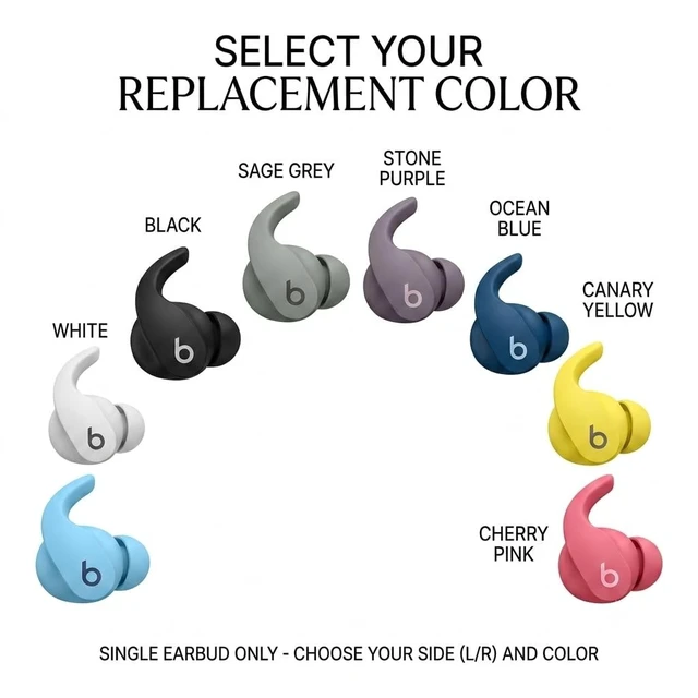 Alt view image 5 of 5 - Budsyvox Single Left Replacement Earbud Compatible with Beats Fit Pro(Black)