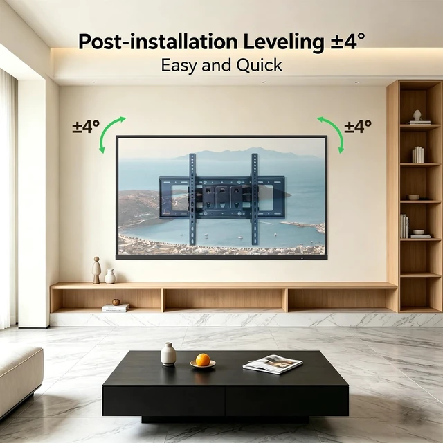 Alt view image 2 of 5 - ZoltMount Full Motion TV Wall Mount 32-85 Inch, Dual Arm, 143lb Heavy Duty