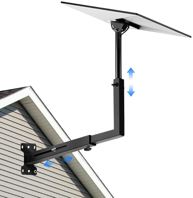 Main image of Starlink Mount Compatible with Starlink Standard 4/4X/V3 ^^ Heavy Duty 0-180 Adjustable Pipe Adapter, Universal Extension Pole & Long Wall Starlink Mount
