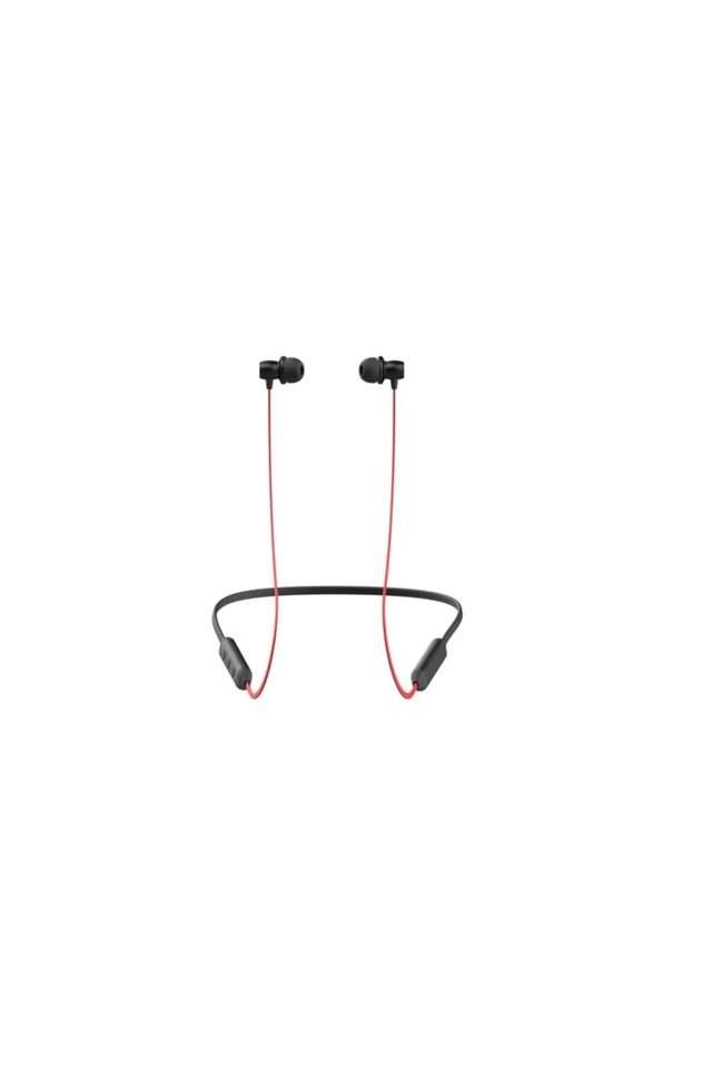 Alt view image 2 of 5 - Tecno Headphones B1 SE in Ear Bluetooth 5.0 IPX4 12 Hrs Earbuds Neckband with Microphone Compatible with Any Bluetooth Device Red/Black