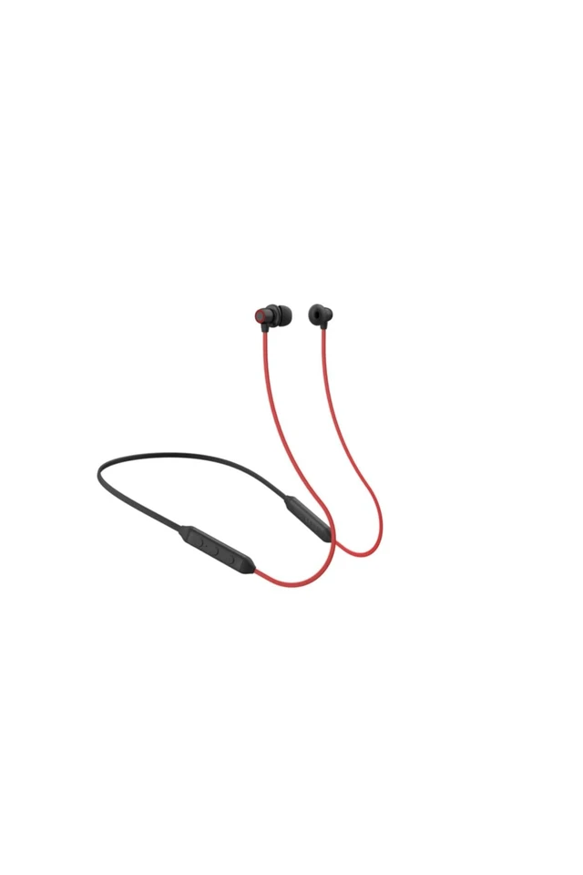 Alt view image 3 of 5 - Tecno Headphones B1 SE in Ear Bluetooth 5.0 IPX4 12 Hrs Earbuds Neckband with Microphone Compatible with Any Bluetooth Device Red/Black