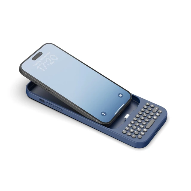Alt view image 2 of 5 - Clicks Keyboard Case for iPhone 15 Plus - Royal Ink
