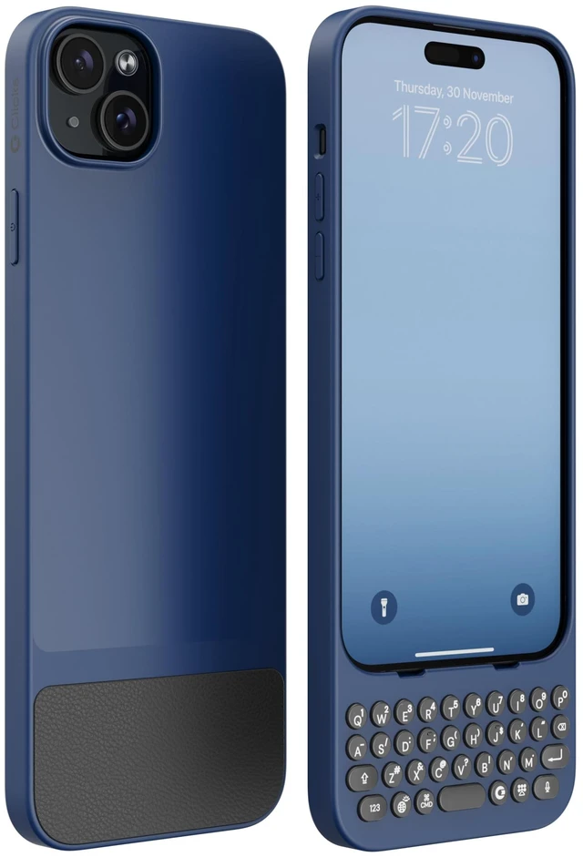 Main image of Clicks Keyboard Case for iPhone 15 Plus - Royal Ink