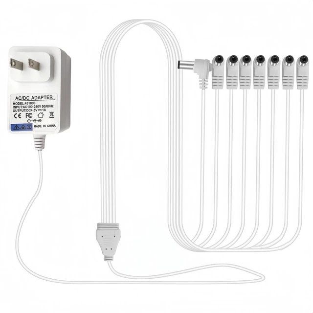 Main image of (8-Output) AC/DC 4.5V Power Adapter Replacement for Lemax Lighted Accessory