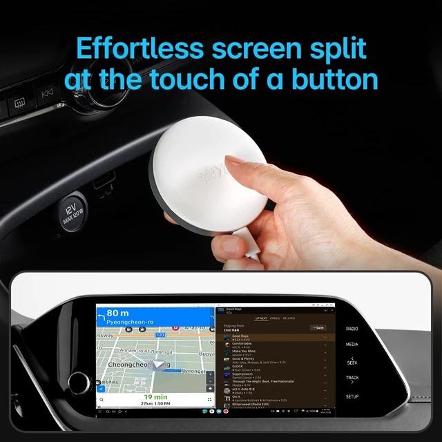 Alt view image 5 of 5 - AutoPro X Android Auto Wireless Adapter Samsung DeX Box - Wireless Android Auto Adapter YouTube, ESPN, Netflix in Car Streaming Device - Use Every Google Play Store App from Your G
