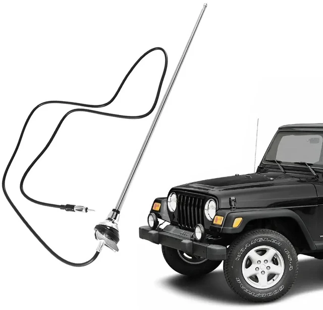 Main image of RemaxCrope 3 Section Retractable Vintage Style AM/FM Car Radio Antenna Round Base Fit for Jeep Nissan Toyota Honda Cadillac Chevrolet Dodge Pontiac Mercury Ford Buick MG Oldsmobile Plymouth Alpine