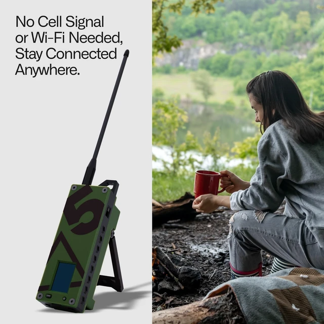 Alt view image 5 of 5 - SpecFive Trekker Delta MeshCore LoRa GPS Communicator Long-Range Off-Grid Radio for Secure Messaging, No Cell Service Needed, Ideal for Emergency, Tactical & Survival Use