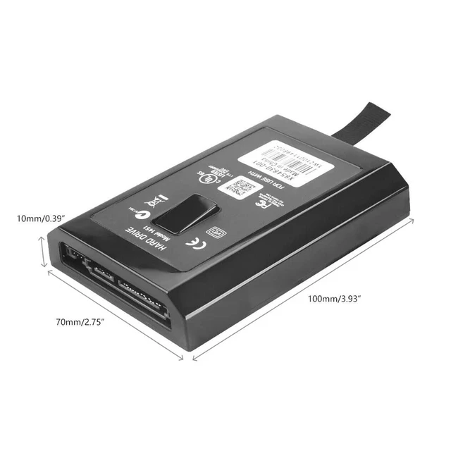 Alt view image 2 of 5 - INGQI Internal Hard Drive Disk HDD Replacement Compatible with Xbox 360 E & Compatible with Xbox 360 Slim Console in Big Storage Capacity - 250GB