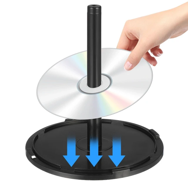 Alt view image 2 of 5 - Luxshiny Cd DVD Storage Bucket 100pcs Capacity 2pcs