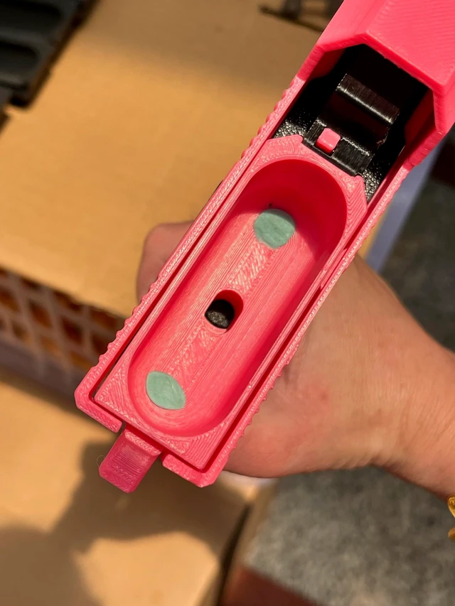 Alt view image 4 of 5 - 3D Printed DIY, Toy Pistol - Inspired Apple Earbud Case for AirPods 1/2/3/4, AirPods Pro & Pro 2-5 Macaron Colors (Matcha Coconut Gray, for Airpods 4)
