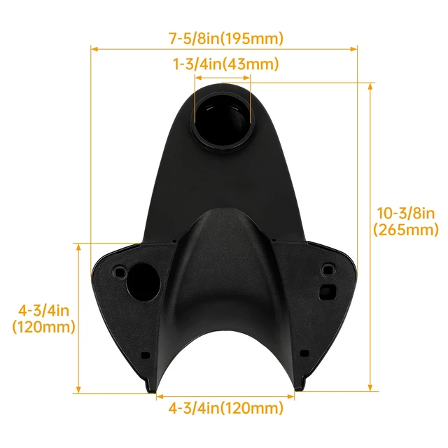 Alt view image 2 of 5 - HECASA View Backup Camera Case Housing Compatible with 14-18 Mercedes-Benz