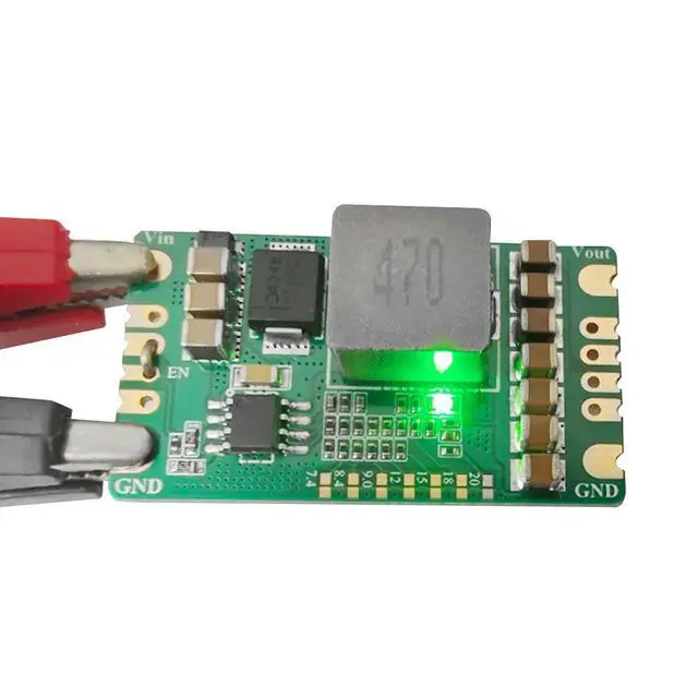 Alt view image 2 of 3 - 5A Adjustable Step-Down Power Module DC 5-60V to 5-20V Buck Converter Low Noise High Efficiency Stable for DIY Electronics