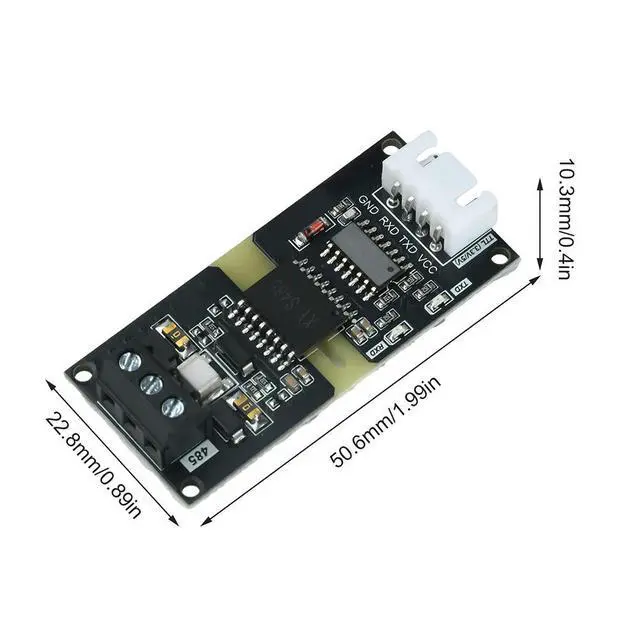 Alt view image 6 of 6 - DC 3-5V TTL to RS485 Converter Automatic Control Converter Module 110-256000bps For