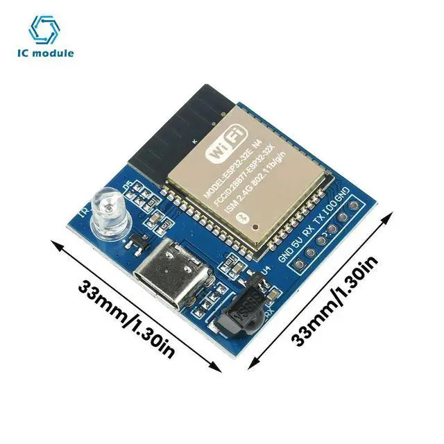 Alt view image 5 of 6 - ESP32 ESP32E-N4 Infrared Transmitter Receiver Module NEC Command Transparent Transmission Module Development Board Type C