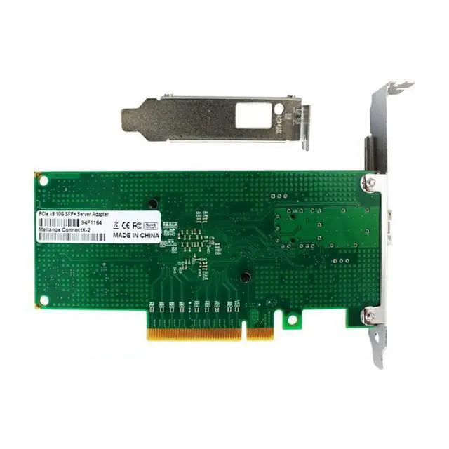 Alt view image 2 of 3 - ConnectX-2 10G 10 Gigabit Single Port SFP Server Fiber Optic Network Card