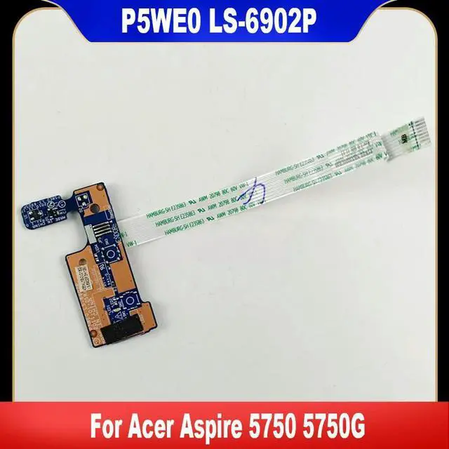 Main image of P5WE0 LS-6902P For Aspire 5750 5750G Series Power Button Board With Cable Fast Ship