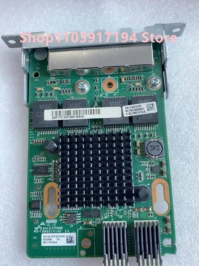 Main image of Dual-port four-port Gigabit server network card BC11FGEA