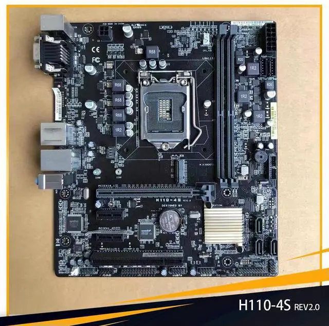 Main image of H110-4S REV2.0 Motherboard E9000 E500-3005 LGA 1151 DDR4