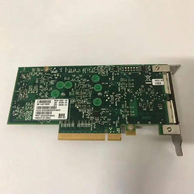 Alt view image 2 of 2 - MCX354A-FCBT 544 QSFP 649281-B21 661685-001 656089-001 Network Card