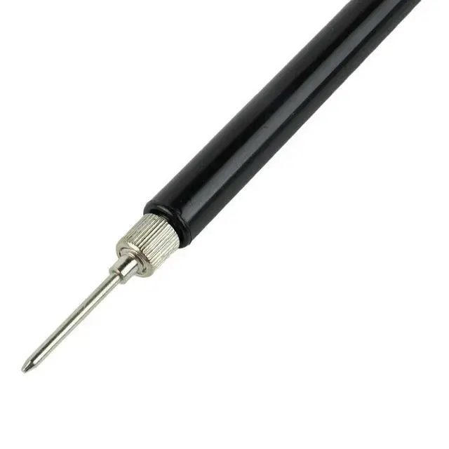 Alt view image 3 of 3 - 2pcs Multimeter Spring Test Probe Tips Insulated Test Hook Wire Connector Test Needles Electrical Measuring Device Pins 128mm