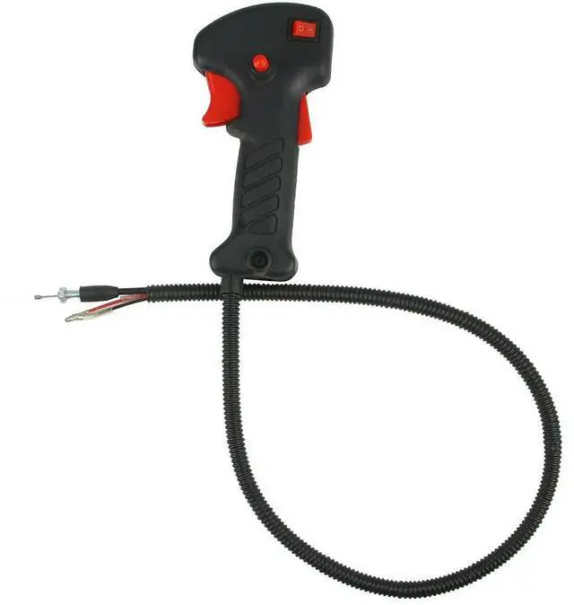 Alt view image 2 of 3 - Manual Throttle Switch Assembly For Gasoline Lawn Mower Brush Cutter Trimmer Parts Replacement Handle Throttle Trigger Cable