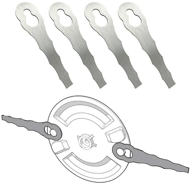 Alt view image 3 of 3 - 1Pc Stainless Steel Blades For FSA 45 FSA 57 Trimmer For Grass Cutter Lawn Mower Replacement Blades Garden Supplies